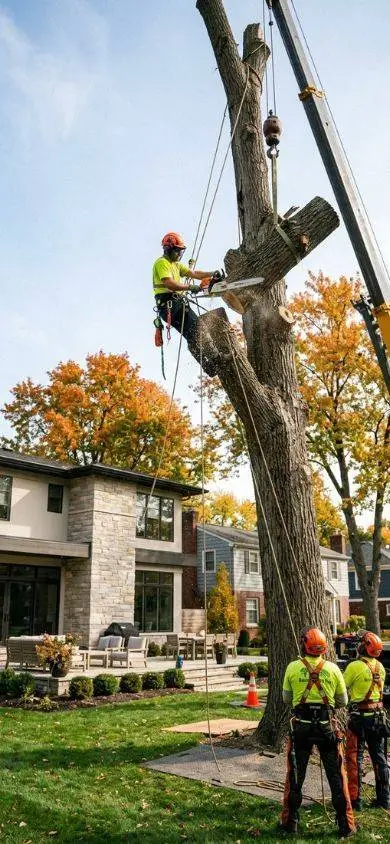 Professional tree service crew in Columbus OH