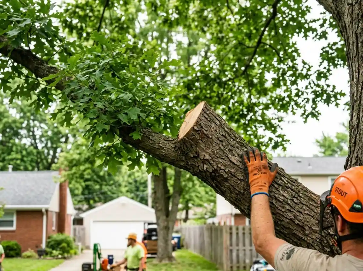 Reduction cut made back to a healthy lateral branch instead of topping