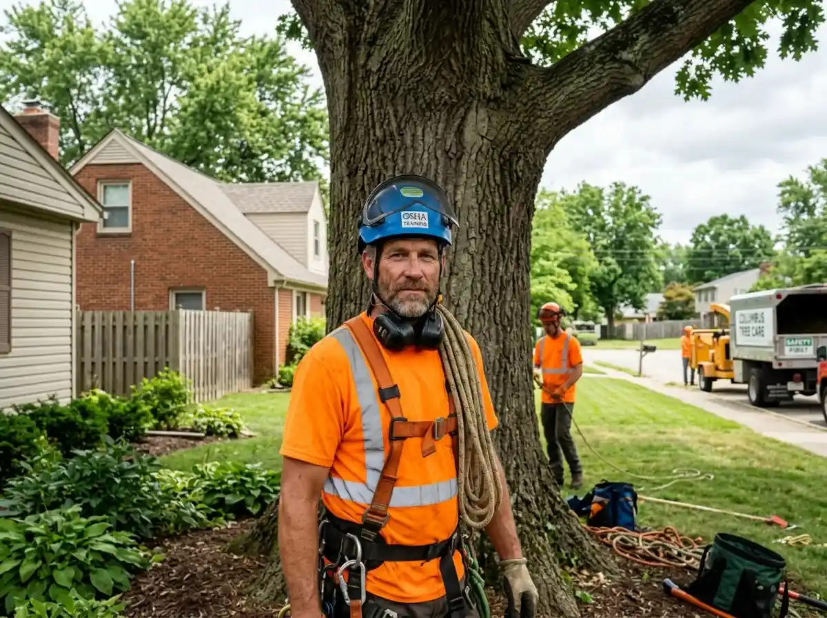 About 2 ISA certified arborist at work in Columbus OH
